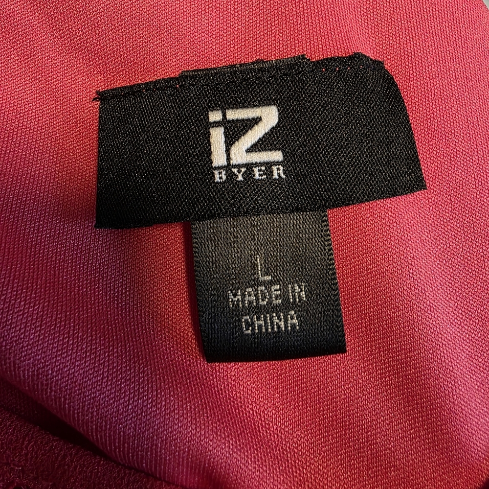 EUC IZ Byer Dress Size Large In Color "Poppy" - Picture 6 of 8